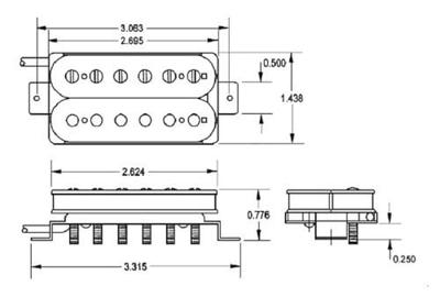 Seymour Duncan APH-2s Slash Alnico II Pro Humbucker Set Zebra - thumbnail