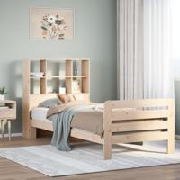 Bedframe zonder matras massief grenenhout 90x200 cm - thumbnail