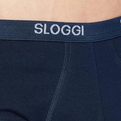 Basic Midi - Heren heup slip - L - Blauw - Onderbroek heren heren - Ondergoed heren heren - L - Onderbroek heren - Ondergoed heren