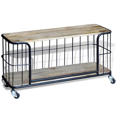 Tv-meubel100x40x45 cm massief mangohout Tv-meubel100x40x45 cm massief mangohout