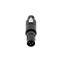 Adam Hall 4 Star ASF4 XM3 speaker female naar XLR male verloopplug - thumbnail