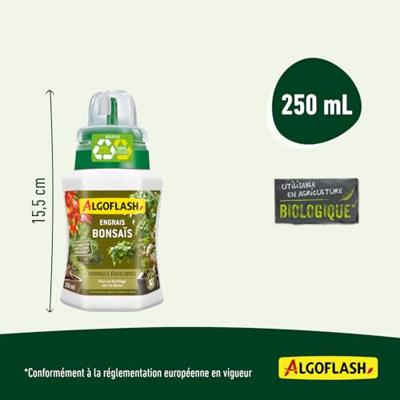 Bonsai meststof - ALGOFLASH - 250 ml - UAB