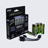Verico LoopEnergy USB-C Oplaadbare batterij (USB-C) Li-ion 1700 mAh 1.5 V 8 stuk(s) - thumbnail