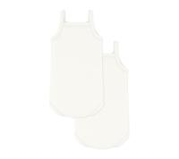 Set van 2 hemdjes PETIT BATEAU wit - thumbnail