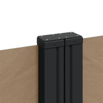 VidaXL Windscherm uittrekbaar 200x1000 cm taupe