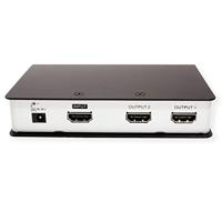 2-Poorts HDMI-Splitter Zwart - thumbnail