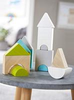 Haba stapelblokken torenstad 22 cm junior hout 15 delig - thumbnail
