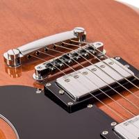 Vintage VS6M Reissued Natural Mahogany elektrische gitaar - thumbnail