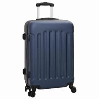 VidaXL Koffer met slot 3 pcs donkerblauw 50 x 31 x 78 cm abs kunststof - thumbnail