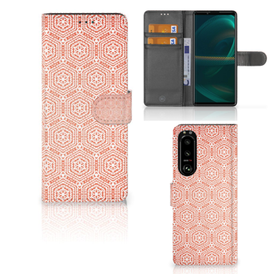 Sony Xperia 5III | Telefoon Hoesje | Pattern Orange