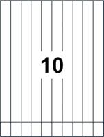 Avery-Zweckform TYVPK-50 Toegangsbandje (l x b) 256 mm x 19 mm kleefstrip 500 stuk(s) - thumbnail