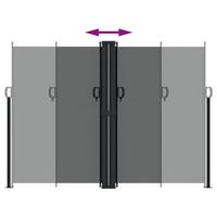 VidaXL Windscherm uittrekbaar 180x1000 cm antracietkleurig - thumbnail