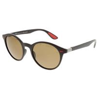 H.I.S zonnebril 08116 cat. 3 heren rond zwart/bruin - thumbnail