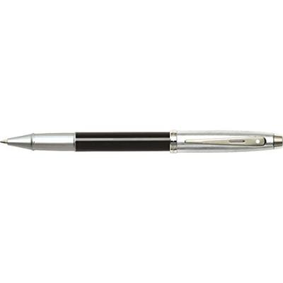 Sheaffer SF-E1931351 Rollerball 100 M Glossy Black Barrel Brushed Chrome Cap Nickel Plated Sheaffer SF-E1931351 Rollerball 100 M Glossy Black Barrel Brushed Chrome Cap Nickel Plated