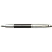 Sheaffer SF-E1931351 Rollerball 100 M Glossy Black Barrel Brushed Chrome Cap Nickel Plated - thumbnail