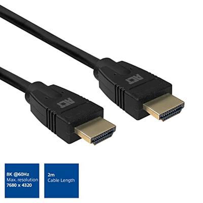 ACT 2 meter HDMI 8K Ultra High Speed kabel v2.1 HDMI-A male - HDMI-A male