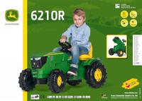 Rolly Toys Farmtrac John Deere 6210R traptrekker - thumbnail