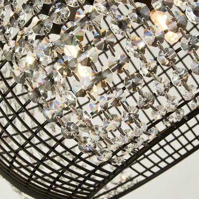 Searchlight Design hanglampCage Ø 35cm - 9094-4BK