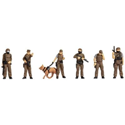 NOCH 45079 TT Arrestatieteam figuren Geverfd, Staand NOCH 45079 TT Arrestatieteam figuren Geverfd, Staand