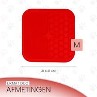 Eat Slow Live Longer - Likmat Duo - M - Rood - thumbnail