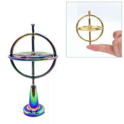 Decompressie speelgoed zink legering vingertop gyroscoop met magnetische basis (kleur)