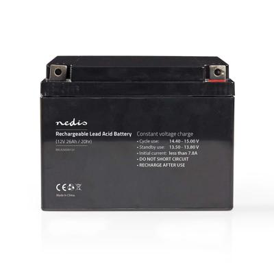 Oplaadbare Loodzuuraccu 12V | 26 000 mAh | 167 x 177 x 126 mm - thumbnail