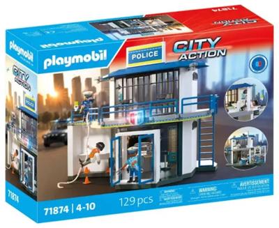 PLAYMOBIL City Action politiebureau met onderzoeksruimte 71874
