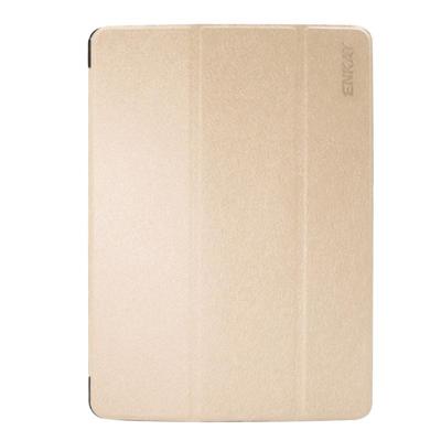 iPad 2017 horizontaal Zijde structuur PU leren + kunststof onderzijde ENKAY Flip Hoesje met houder & slaap / ontwaak functie (goudkleurig) iPad 2017 horizontaal Zijde structuur PU leren + kunststof onderzijde ENKAY Flip Hoesje met houder & slaap / ontwaak functie (goudkleurig)