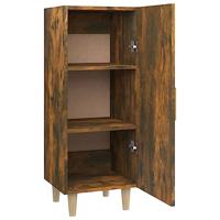 Dressoir 34,5x34x90 cm bewerkt hout gerookt eikenkleurig - thumbnail