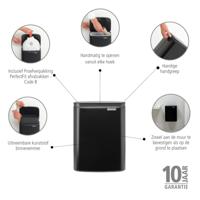 Brabantia Bo Afvalemmer 7L Mat Zwart - thumbnail