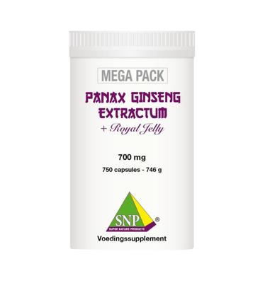 SNP Panax ginseng extract megapack 750 Capsules