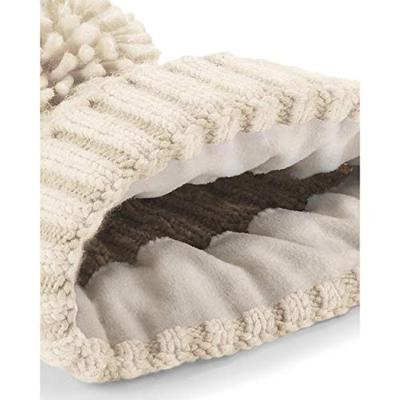 Beechfield CB480 Cable Knit Melange Beanie - Oatmeal - One Size