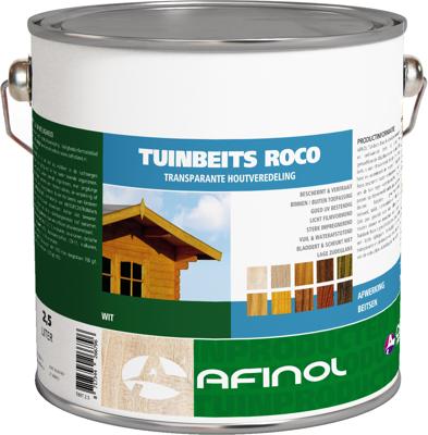 Afinol Tuinbeits Roco Transparant White (Wit) 2,5 liter Afinol Tuinbeits Roco Transparant White (Wit) 2,5 liter