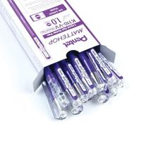 Gelschrijver pentel k110 mattehop m violet | 12 stuks - thumbnail