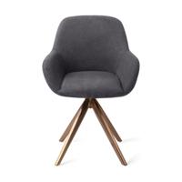 Jesper Home Eetkamerstoel 'Kushi' Turn Rose, kleur Black-Out - thumbnail
