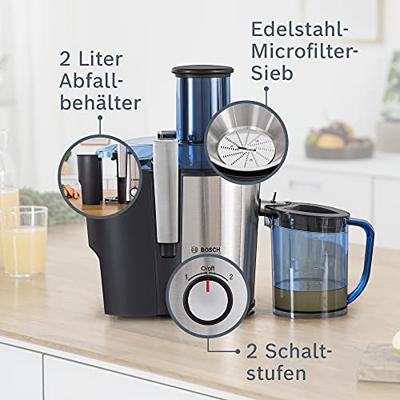 Bosch MES3500 citruspers/sapmaker 700 W Zwart, Zilver