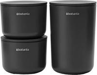 Brabantia opbergbakjes set van 3 dark grey - thumbnail