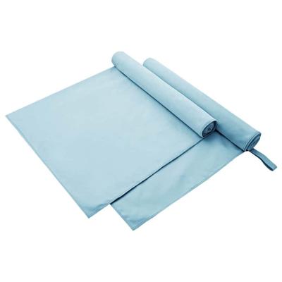 Sporthanddoeken 2 pcs Blauw 180 x 90 cm Polyester en polyamide