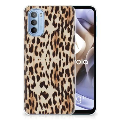 Motorola Moto G31 | G41 | TPU Hoesje | Leopard