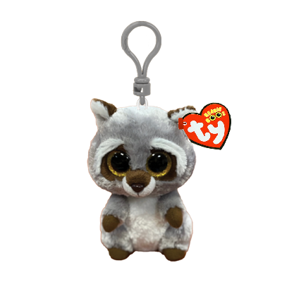 Ty Beanie boo's clip racoon, 7cm
