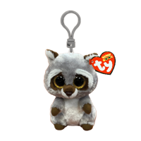 Ty Beanie boo's clip racoon, 7cm - thumbnail