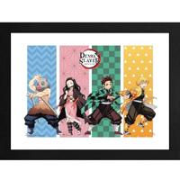 Demon Slayer Framed Print - Group - thumbnail