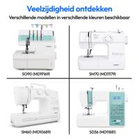 KERBL - Kattlåda - 58 x 45 x 60 cm - IDA - Vit/blå - - thumbnail