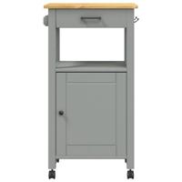 Keukentrolley MONZA 48x40x90 cm massief grenenhout - thumbnail