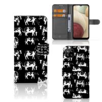 Samsung Galaxy A12 | Telefoonhoesje | Met pasjeshouder | Koetjes - thumbnail