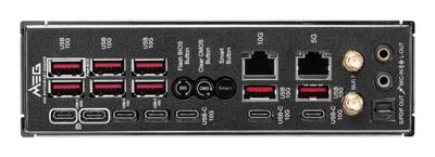 MSI meg x870e godlike socket am5 moederbord (5gb-lan, 10gb-lan, wlan, bt, sound, atx)