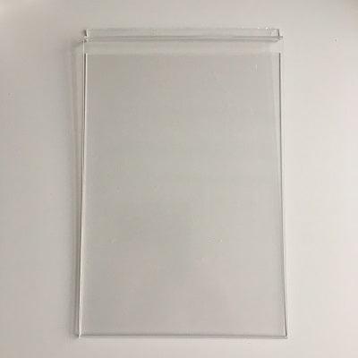 Acryl-showkaarthouder 210x300 slatwall