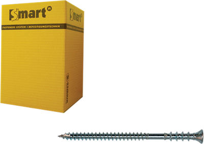 pgb-Europe SMART | Zelfb. regelschroef SMART VZK 6x80 Zn | 100 st SM0ASF0010600803