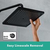 Hansgrohe Crometta E hoofddouche 240 1jet, mat zwart - thumbnail