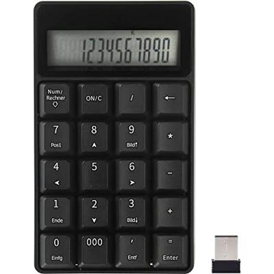 Renkforce RF-NK-201 Numeriek toetsenbord Draadloos Display, Rekenmachinefunctie Zwart Renkforce RF-NK-201 Numeriek toetsenbord Draadloos Display, Rekenmachinefunctie Zwart